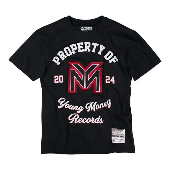 Lil Wayne Property Of Young Money T-Shirt Tee Black Weezy Rap Men's - Picture 3 of 4